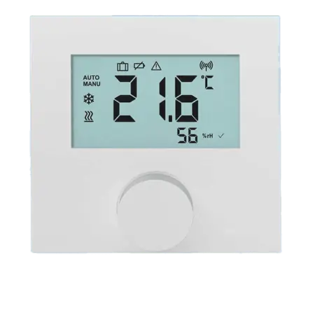Rumstermostat Alpha Sense trådlös vit (LCD) Kampanj