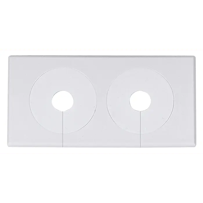 Faluplast Täckbricka 51480 delbar dubbel vit 40cc 12-22 mm Outlet