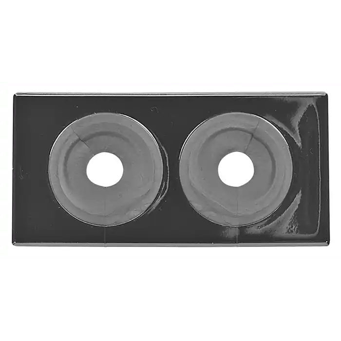 Kundfavorit Faluplast Täckbricka 51485 delbar dubbel krom 40cc 12-22 mm