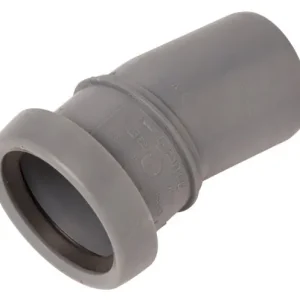 Erbjudande Pipelife Böj 15° med 1 muff inomhusavlopp grå 50 mm