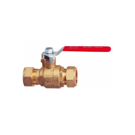 Reapris Cimberio Kulventil rak klämring-klämring 15 mm