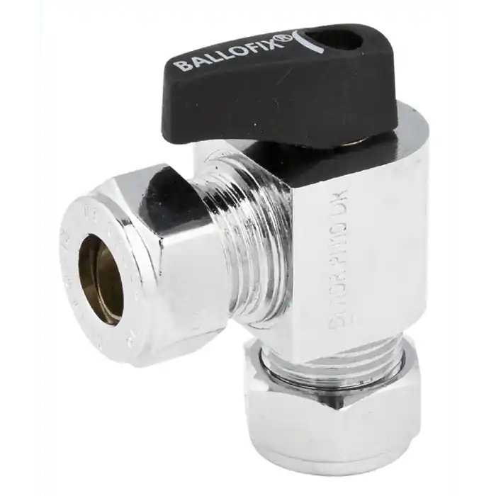 Broen Ballofix Kulventil vinkel mini vinkel klämring-klämring 15 mm x 10 mm Beställ nu