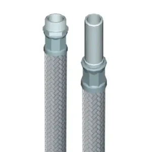 Erbjudandepris E.M.S Anslutningsslang rak slätända-utvändig rörgänga R15 x 10 mm (400 mm)