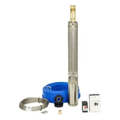 EMTEK Djupbrunnspumpspaket SSP 4" 47 liter/min 3X400V djup 70 meter Fynd