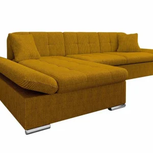 Beställ idag Lomux 3-sits Hörnbäddsoffa Yellow - Möbler