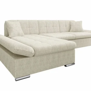 Lomux 3-sits Hörnbäddsoffa beige - Möbler Nyhet