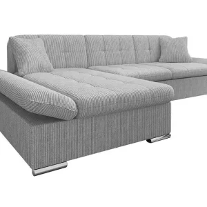 Lomux 3-sits Hörnbäddsoffa Ljusgrå - Möbler Rabatter