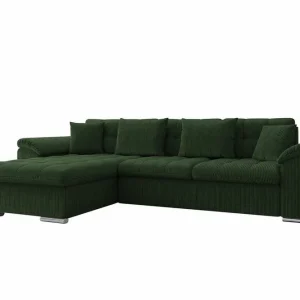 Beställ nu Camior 3-sits Hörnbäddsoffa Dark green - Möbler
