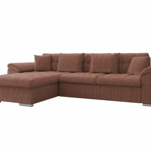 Extra rabatt Camior 3-sits Hörnbäddsoffa Brown - Möbler