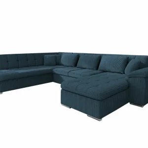 Sakri 5-sits Hörnbäddsoffa Dark blue - Möbler Fynd