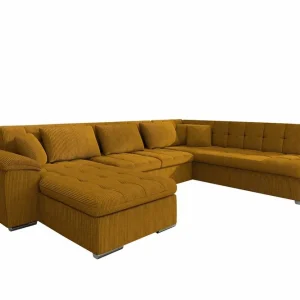 Sakri 5-sits Hörnbäddsoffa Yellow-Green - Möbler Köp nu