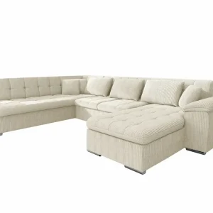 Sakri 5-sits Hörnbäddsoffa Beige - Möbler Beställ nu