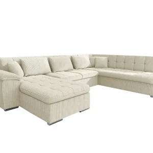 Sakri 5-sits Hörnbäddsoffa Beige - Möbler Begränsat antal