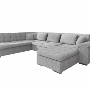 Sakri 5-sits Hörnbäddsoffa Light grey/Dark grey - Möbler Begränsat antal
