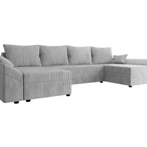 Midfeld 4-sits Hörnbäddsoffa Light grey - Möbler Billig