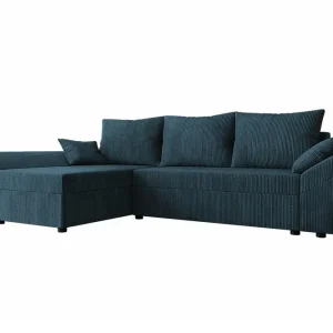 Midfeld 3-sits Hörnbäddsoffa Dark blue - Möbler Kampanj
