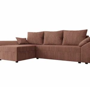 Midfeld 3-sits Hörnbäddsoffa Brown - Möbler Endast idag