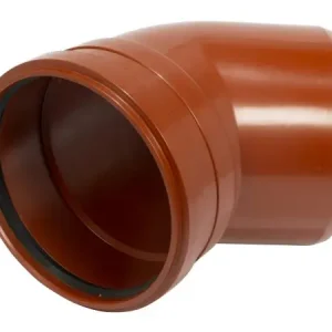 Pipelife Markböj 45° PP 1 muff 200 mm Endast denna vecka