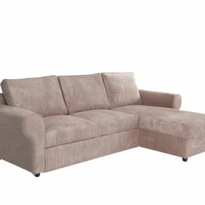 Midfeld 3-sits Hörnbäddsoffa beige - Möbler Billig