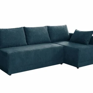 Denegal 3-sits Hörnbäddsoffa Dark blue - Möbler I lager