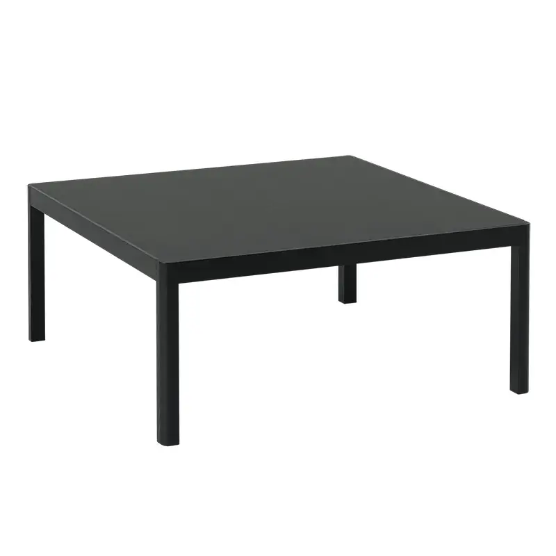 Workshop soffbord 86 x 86 cm - Black Linoleum Outlet