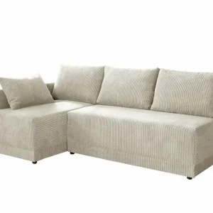 Denegal 3-sits Hörnbäddsoffa beige - Möbler Billig