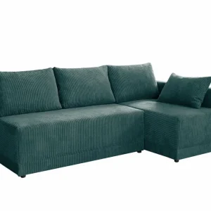 Denegal 3-sits Hörnbäddsoffa Green - Möbler Premium