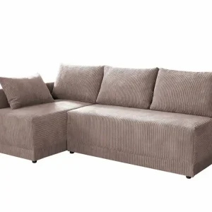Expressleverans Denegal 3-sits Hörnbäddsoffa Brown - Möbler