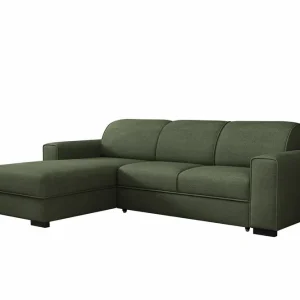 Denegal 3-sits Hörnbäddsoffa Dark green - Möbler Säker betalning