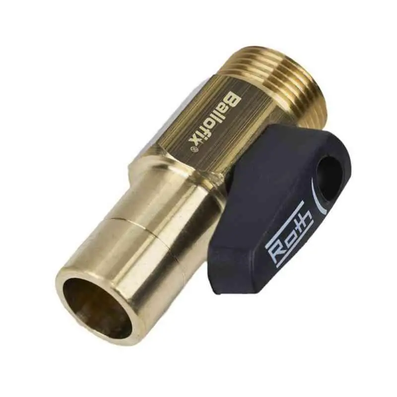 Billig Roth Kulventil slätända-utvändig 22 mm x R20