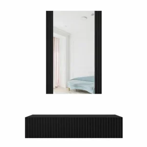 Begränsad tid Scandinavian Choice Strontian Sminkbord 80x42 cm Scandinavian Choice Black - Möbler