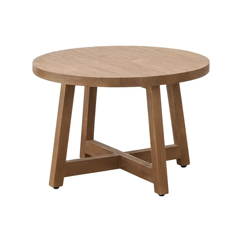 Aksel soffbord Ø75 cm teak Sista chansen