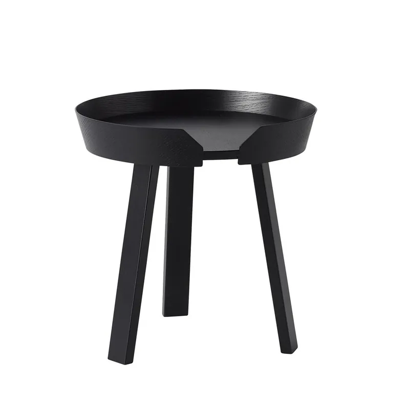 Around Soffbord Ø45 cm- Black Billig