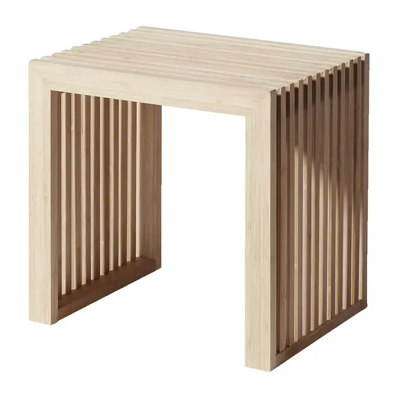 Bästa pris Rib Pall/Sidobord Bambu