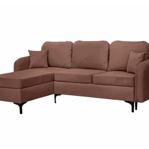 Handla nu Knocklong 3-sits Hörnbäddsoffa Brown - Möbler