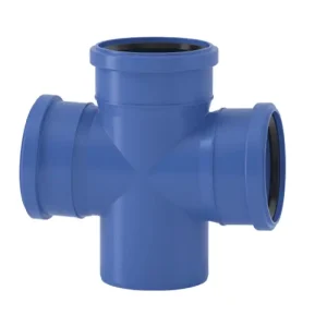 I lager Triplus® Grenrör svept inomhusavlopp ljudisolerande 88° 2 muff 110 mm