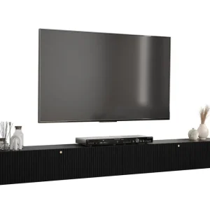Outlet Dunvegan Tv-skåp 300 cm Black - Möbler