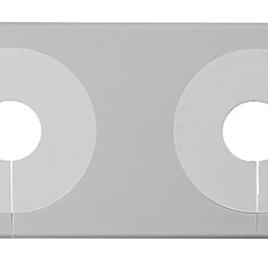 Endast idag Faluplast Täckbricka 51470 delbar dubbel vit 40cc 18-28 mm