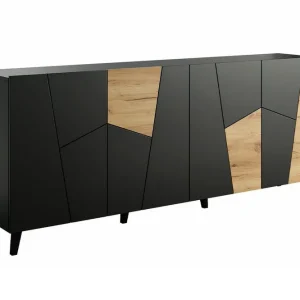 I lager Scandinavian Choice Strontian Highboard Scandinavian Choice Black - Förvaring