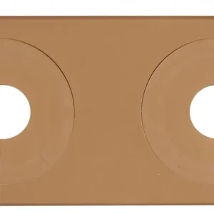 Faluplast Täckbricka 51479 delbar dubbel brun 60cc 18-28 mm Populärt val