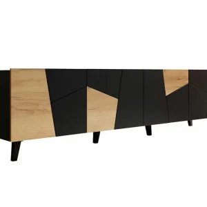 Snabb frakt Scandinavian Choice Strontian Tv-skåp 201 cm Scandinavian Choice Black - Möbler