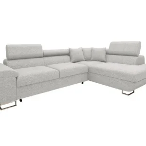 Reginia 3-sits Hörnbäddsoffa Ljusgrå - Möbler risnedsättning