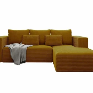 Listowel 3-sits Hörnbäddsoffa Yellow - Möbler Lägg i varukorgen