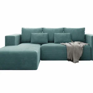 Listowel 3-sits Hörnbäddsoffa Turquoise - Möbler Handla nu