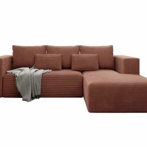 Erbjudandepris Listowel 3-sits Hörnbäddsoffa Brown - Möbler