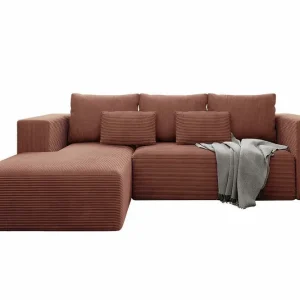 Listowel 3-sits Hörnbäddsoffa Pink - Möbler Reapris