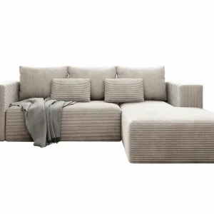 Populärt val Listowel 3-sits Hörnbäddsoffa Beige/Light beige - Möbler