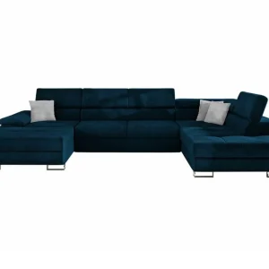 Reginia 4-sits Hörnbäddsoffa 375 cm Dark blue - Möbler Nedsatt pris