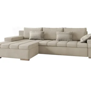 Naoma 3-sits Hörnbäddsoffa beige - Möbler Endast idag