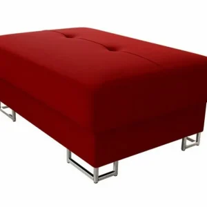 Outlet Reginia Fotpall 67 cm Dark red - Möbler